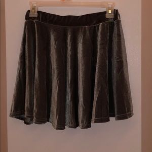 Velvet Skater-Skirt